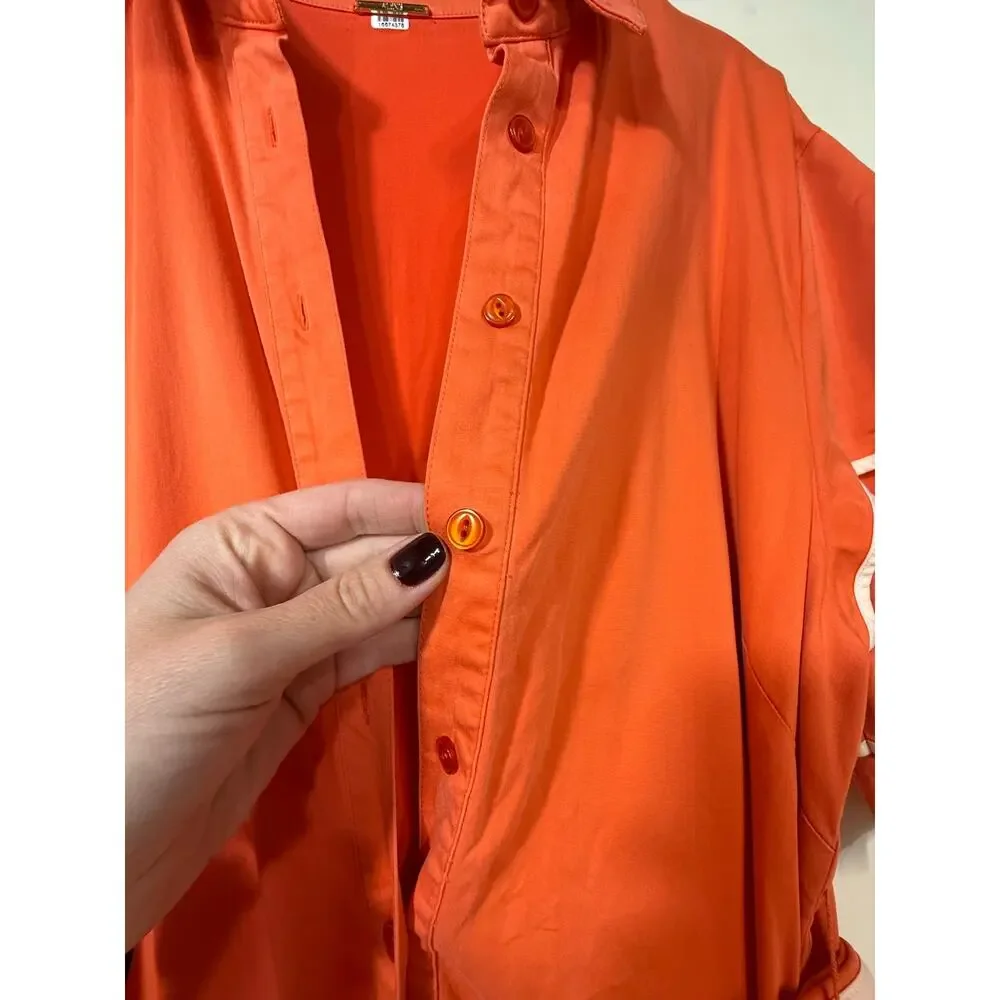 Alexis Rhodes Orange midi Dress XL - Picture 4 of 8